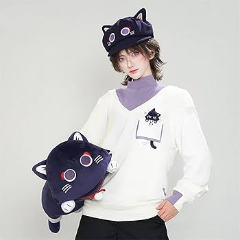 公式正規品　童話猫　抱き枕　ぬいぐるみ　原神　放浪者 Amazon.co.jp: 【Tcrciuk】 放浪者 童話猫シリーズ 抱き枕 70cm